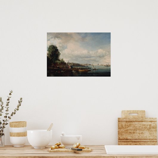 Constable - Waterloo Bridge Poster (Küche)