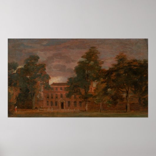 Constable - West Lodge East Bergholt Poster (Vorne)