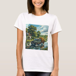 Constable's Hay Wain neu interpretiert - Damen T-S T-Shirt