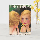 Constance Bennett Movie Star Card Karte (Gelbe Blume)