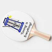 Constance das Taktmesser Klingeln-Pong Paddel Tischtennis Schläger (Seitenansicht)