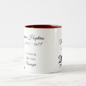 Constance Hopkins Mayflower Nachkomme-Tasse Zweifarbige Tasse (Mittel)