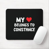 Constance - Mein Herz gehört Constance - Liebe Mousepad (Mit Mouse)