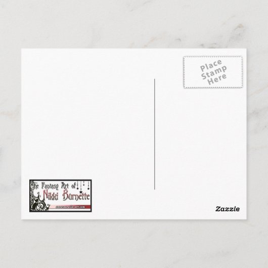 Constance - Steampunk Postcard Postkarte (Rückseite)