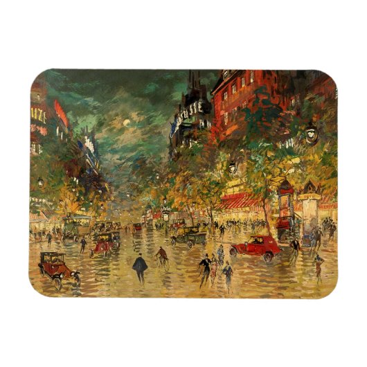Constantin Korovin: Paris am Abend Magnet (Horizontal)