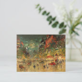 Constantin Korovin: Paris am Abend Postkarte (Stehend Vorderseite)