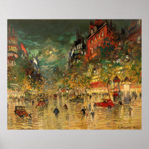 Constantin Korovin: Paris nachts Poster