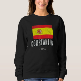 Constantina Spanien Es Flag Stadt Bandera Ropa Sweatshirt