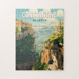 Constantine Algerien Reise Kunst Vintage Puzzle