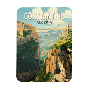 Constantine Algerien Reisen Kunst Vintag Magnet