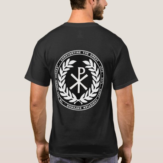 Constantine das große schwarze u. weiße Laurea T-Shirt (Rückseite)