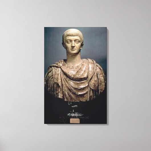 Constantine I (C.274-337) c.350 AD (Marble) Leinwanddruck (Vorderseite)