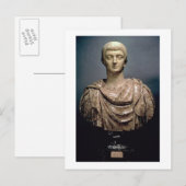 Constantine I (C.274-337) c.350 AD (Marble) Postkarte (Vorne/Hinten)
