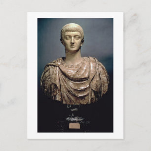 Constantine I (C.274-337) c.350 AD (Marble) Postkarte