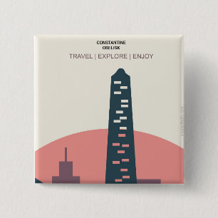 Constantine Obelisk Button