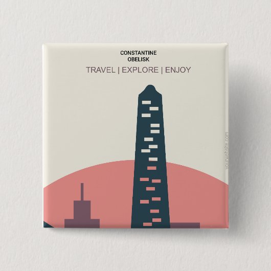 Constantine Obelisk Button (Vorderseite)