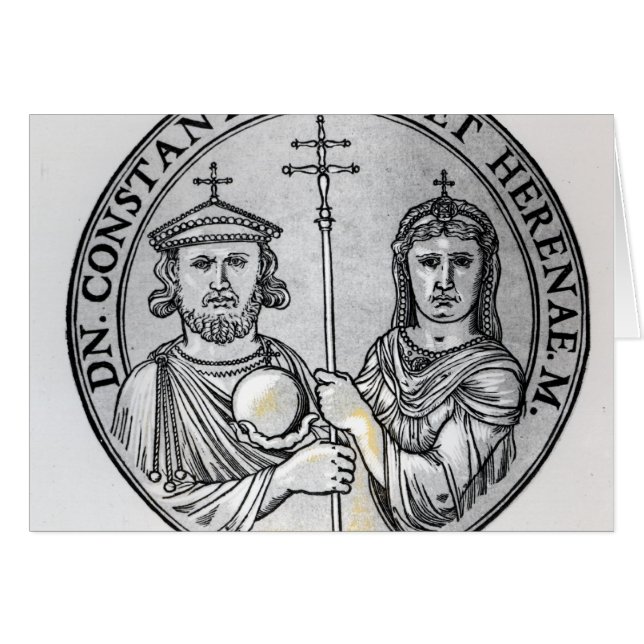 Constantine VI und seine Mutter Irene (Vorderseite (Horizontal))