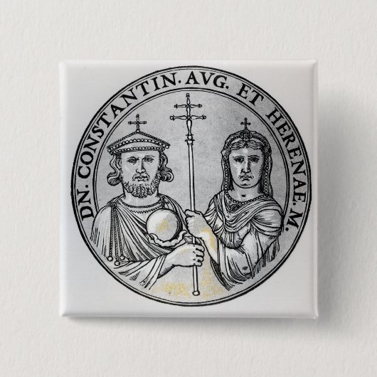Constantine VI und seine Mutter Irene Button (Vorderseite)