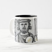 Constantine VI und seine Mutter Irene Zweifarbige Tasse (Vorderseite Links)