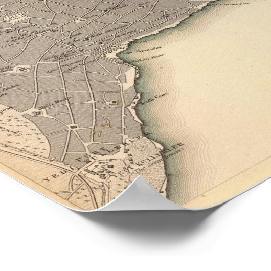 Constantinopol Stambool Poster (Ecke)