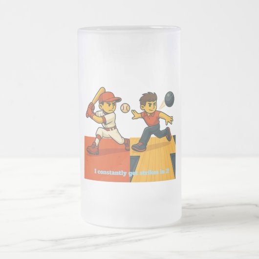 Constantly get strikes in 1! mattglas bierglas (Mittel)