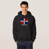Constanza Dominikanische Republik Emblem Escudo Cr Hoodie (Vorne ganz)