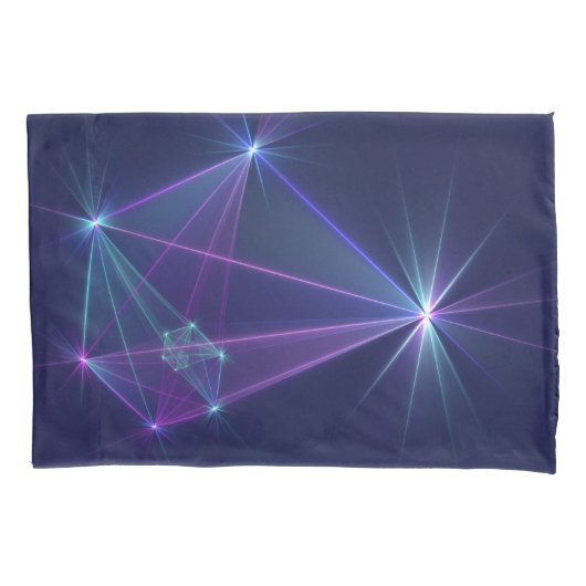 Constellation, Abstract Fantasy Fractal Art Kissenbezug (Vorderseite)