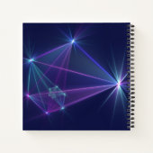 Constellation, Abstract Fantasy Fractal Art Notizblock (Rückseite)