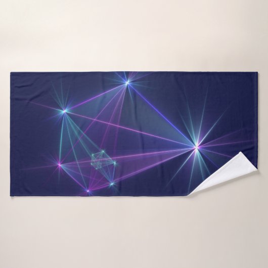 Constellation, Abstrakt Fantasy Fraktal Art Badehandtuch (Badehandtuch)