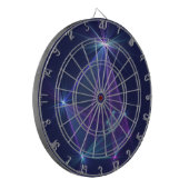 Constellation, Abstrakt Fantasy Fraktal Art Dartscheibe (Vorderseite Links)