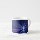 Constellation, Abstrakt Fantasy Fraktal Art Espressotasse (Vorderseite Rechts)