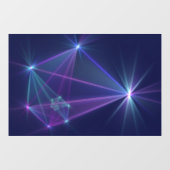 Constellation, Abstrakt Fantasy Fraktal Art Fensteraufkleber (Blatt)