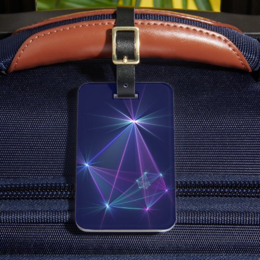 Constellation, Abstrakt Fantasy Fraktal Art Gepäckanhänger (Vorderseite Insitu 2)