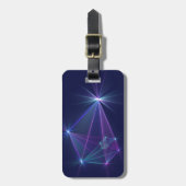 Constellation, Abstrakt Fantasy Fraktal Art Gepäckanhänger (Vorderseite vertikal)
