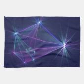 Constellation, Abstrakt Fantasy Fraktal Art Geschirrtuch (Horizontal)