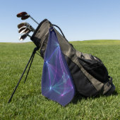 Constellation, Abstrakt Fantasy Fraktal Art Golfhandtuch (Gras)