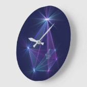 Constellation, Abstrakt Fantasy Fraktal Art Große Wanduhr (Winkel)