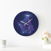 Constellation, Abstrakt Fantasy Fraktal Art Große Wanduhr (Zuhause)