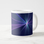 Constellation, Abstrakt Fantasy Fraktal Art Jumbo-Tasse (Vorderseite Rechts)