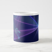 Constellation, Abstrakt Fantasy Fraktal Art Jumbo-Tasse (Vorderseite)