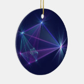 Constellation, Abstrakt Fantasy Fraktal Art Keramik Ornament (Rechts)