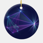 Constellation, Abstrakt Fantasy Fraktal Art Keramik Ornament (Hinten)