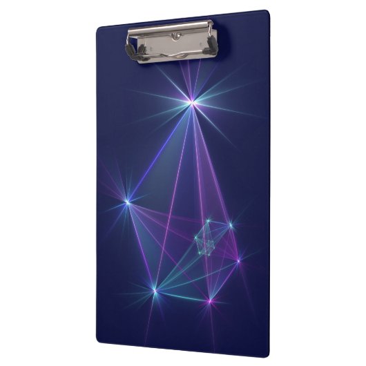 Constellation, Abstrakt Fantasy Fraktal Art Klemmbrett (Links)