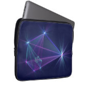 Constellation, Abstrakt Fantasy Fraktal Art Laptopschutzhülle (Vorne Rechts)