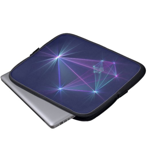 Constellation, Abstrakt Fantasy Fraktal Art Laptopschutzhülle (Vorne Knopf)