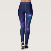 Constellation, Abstrakt Fantasy Fraktal Art Leggings (Rückseite)