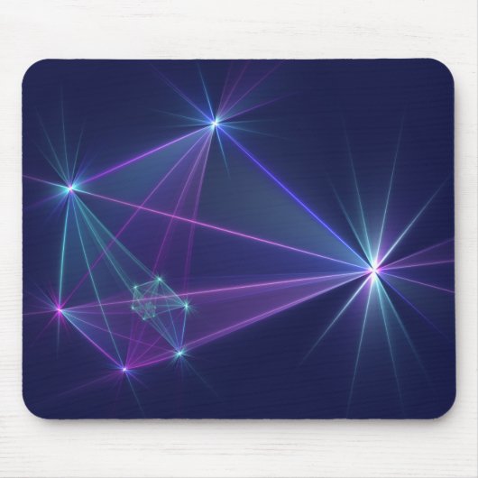 Constellation, Abstrakt Fantasy Fraktal Art Mousepad (Vorne)