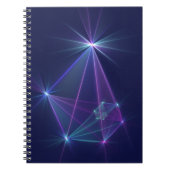 Constellation, Abstrakt Fantasy Fraktal Art Notizblock (Vorderseite)