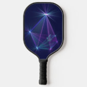 Constellation, Abstrakt Fantasy Fraktal Art Pickleball Schläger (Rückseite)