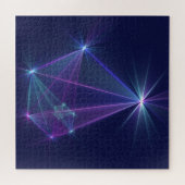 Constellation, Abstrakt Fantasy Fraktal Art Puzzle (Horizontal)